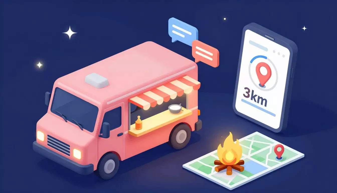 Гео‑SMS и Viber для фудтраков на Купалье: сценарии в радиусе 3 км